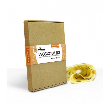 BeePack Woskowijki BREAD PACK Woskowana tkanina do zawijania 2 szt.